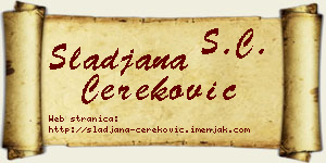 Slađana Čereković vizit kartica